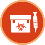 Sharps Containers circle icon